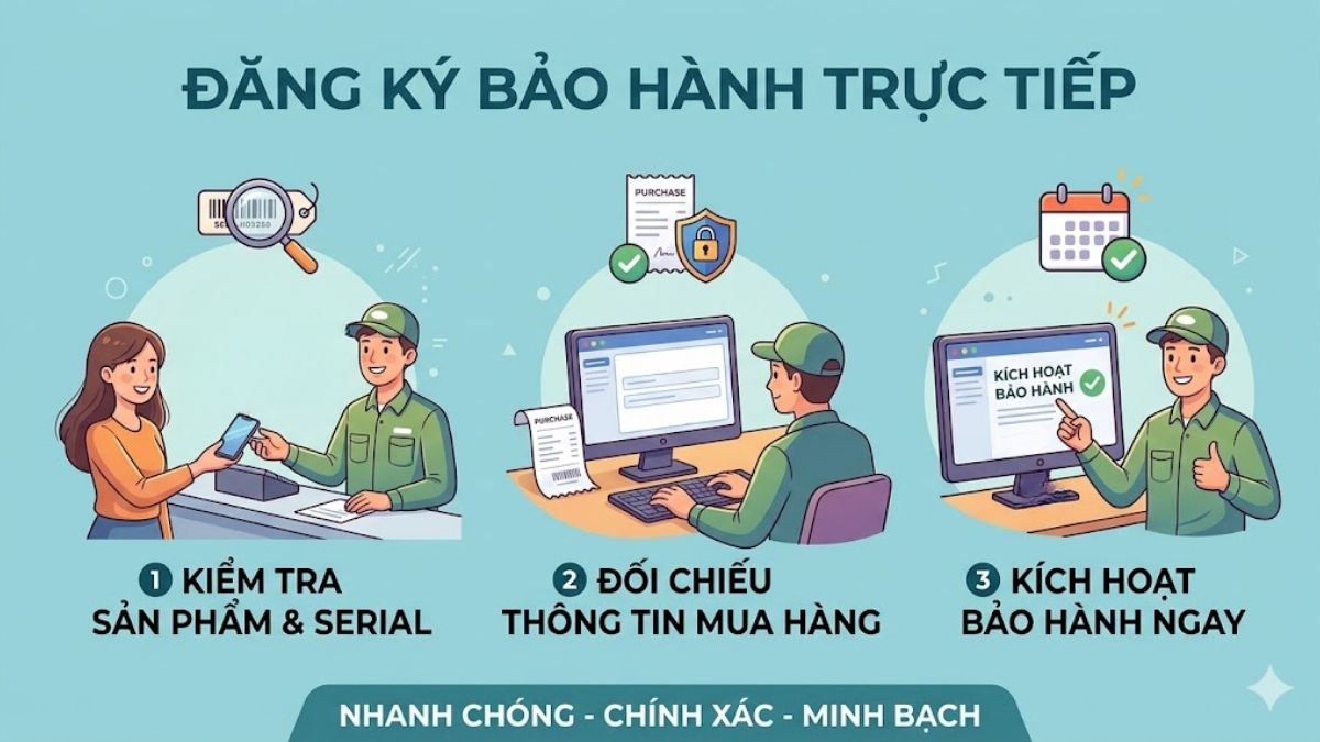 Đăng ký bảo hành máy giặt Electrolux tại trung tâm bảo hành