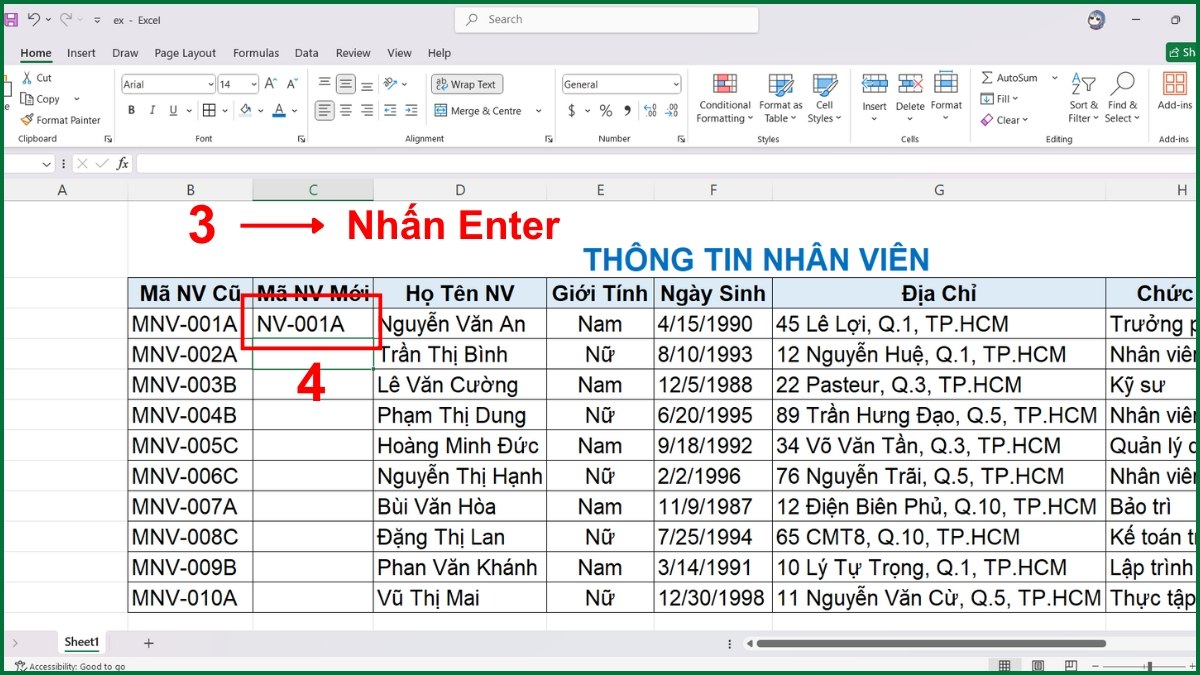 Dùng hàm LEFT/RIGHT/MID kết hợp với hàm LEN để bỏ ký tự trong Excel