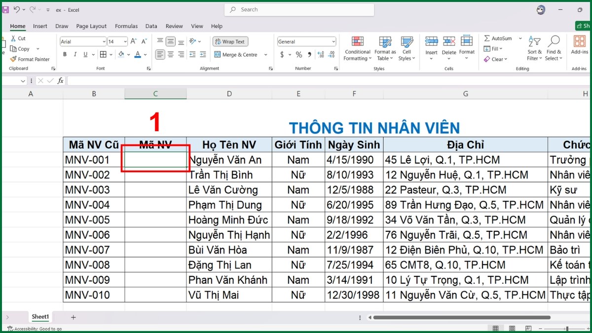 Sử dụng công cụ Flash Fill để xoá ký tự trong Excel