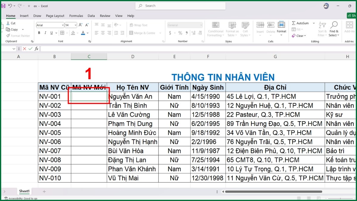 Dùng hàm REPLACE hoặc LEFT/RIGHT/MID để bỏ ký tự trong Excel