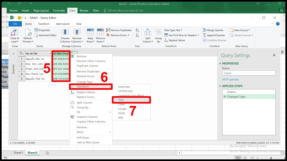 Sử dụng Power Query để xử lý dữ liệu lớn