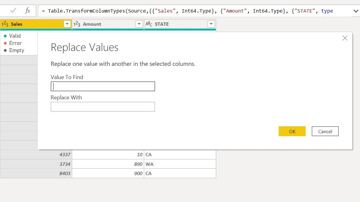 Power Query không nhận diện khoảng trắng