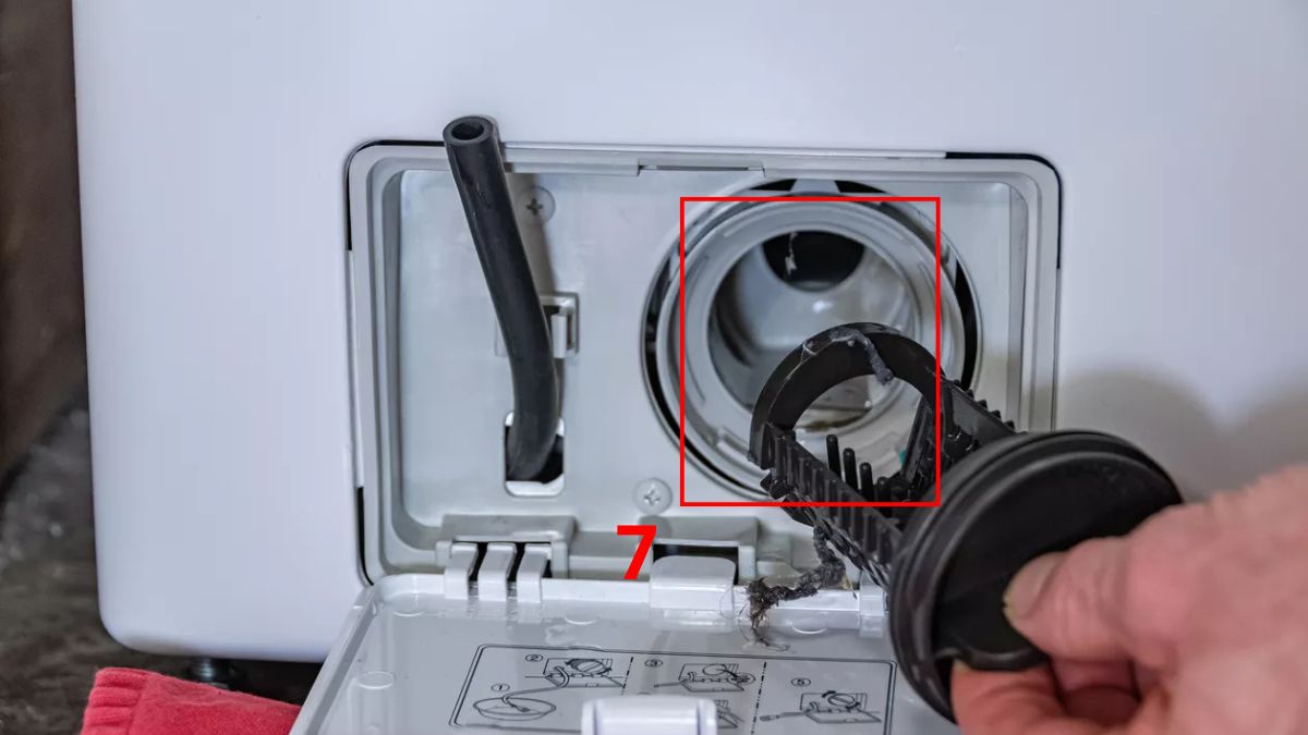 Cách làm sạch máy giặt cửa ngang