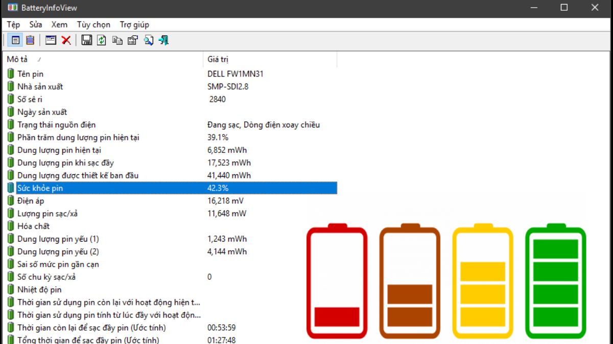 Định nghĩa BatteryInfoView