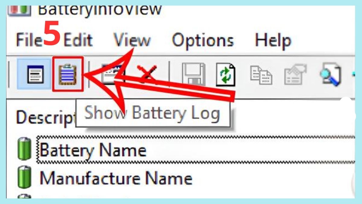 Hướng dẫn sử dụng phần mềm BatteryInfoView chi tiết