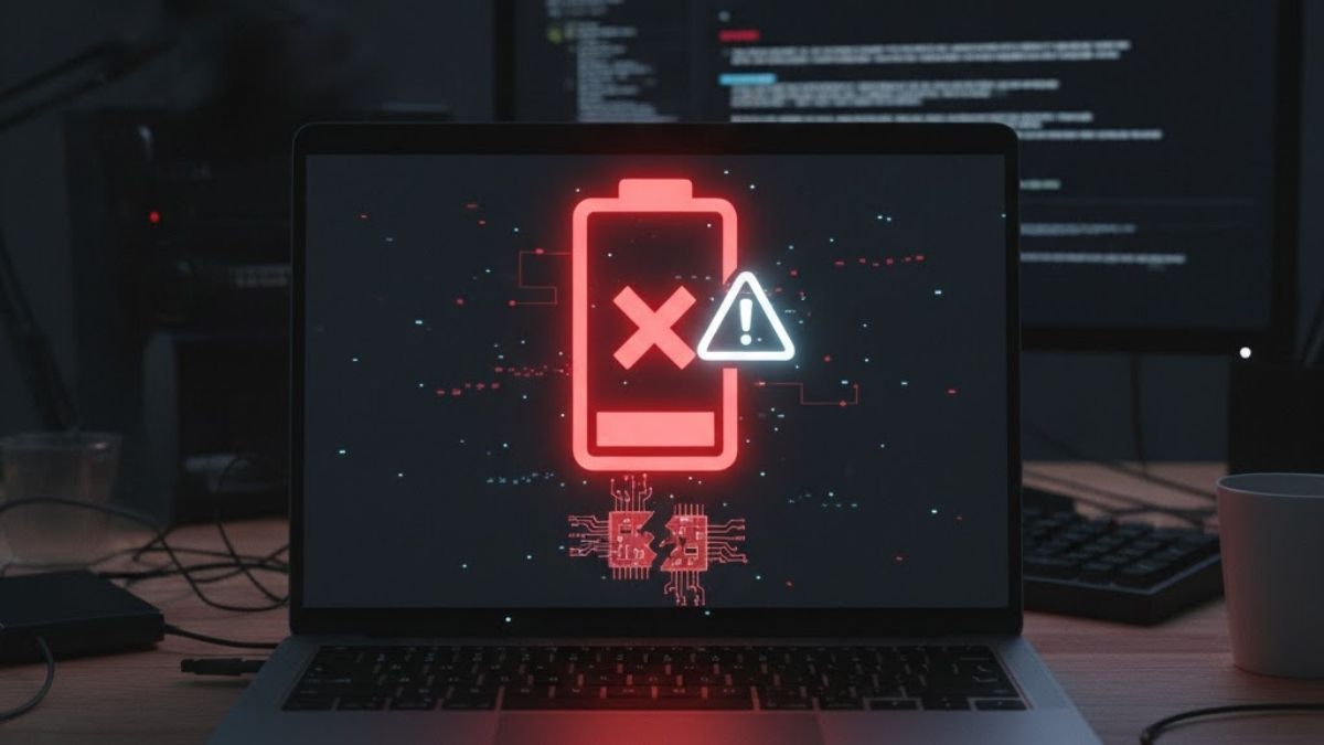 Laptop không có pin rời