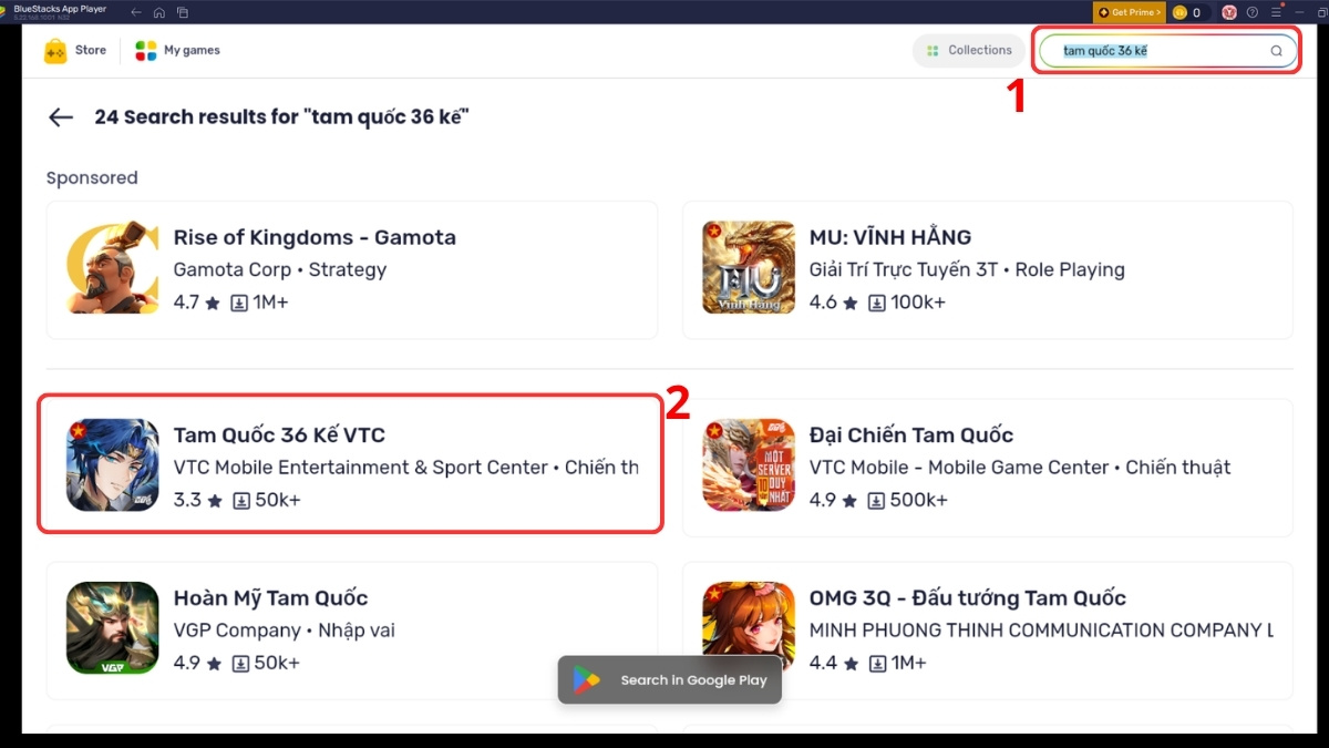Cách tải và cài ứng dụng/game trên BlueStacks