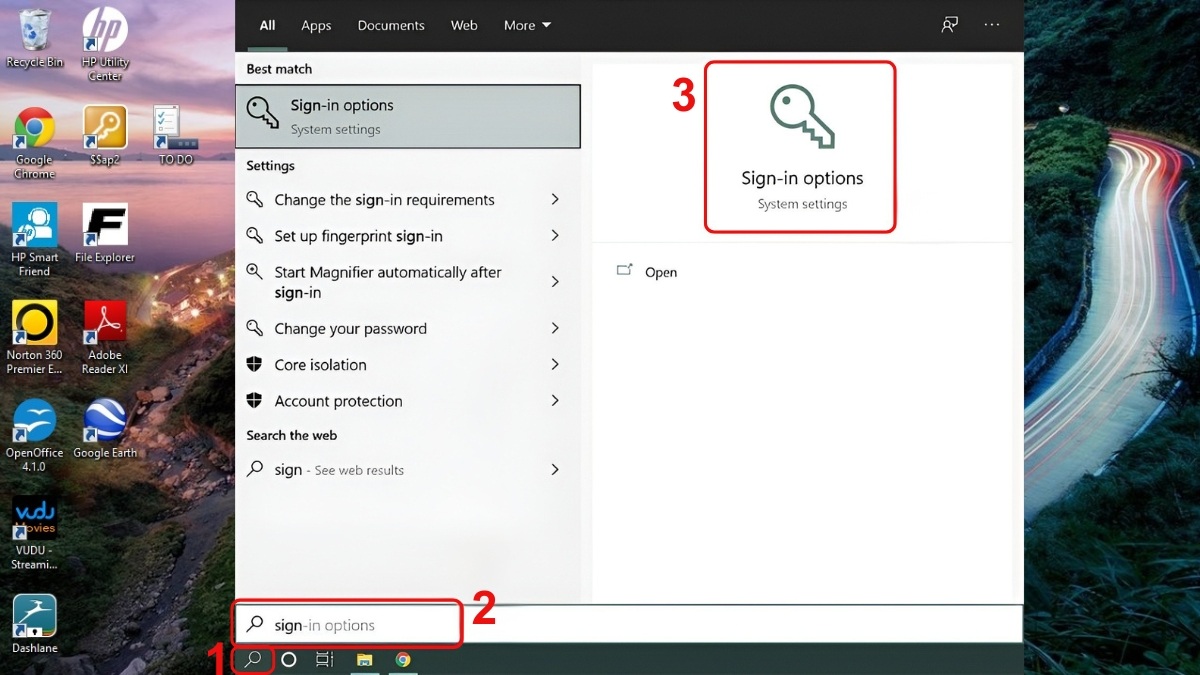 Cách cài vân tay laptop HP trên Windows 10