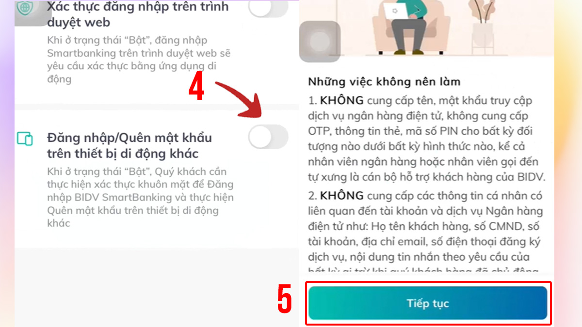 Hướng dẫn cách đăng nhập BIDV trên thiết bị khác nhanh chóng