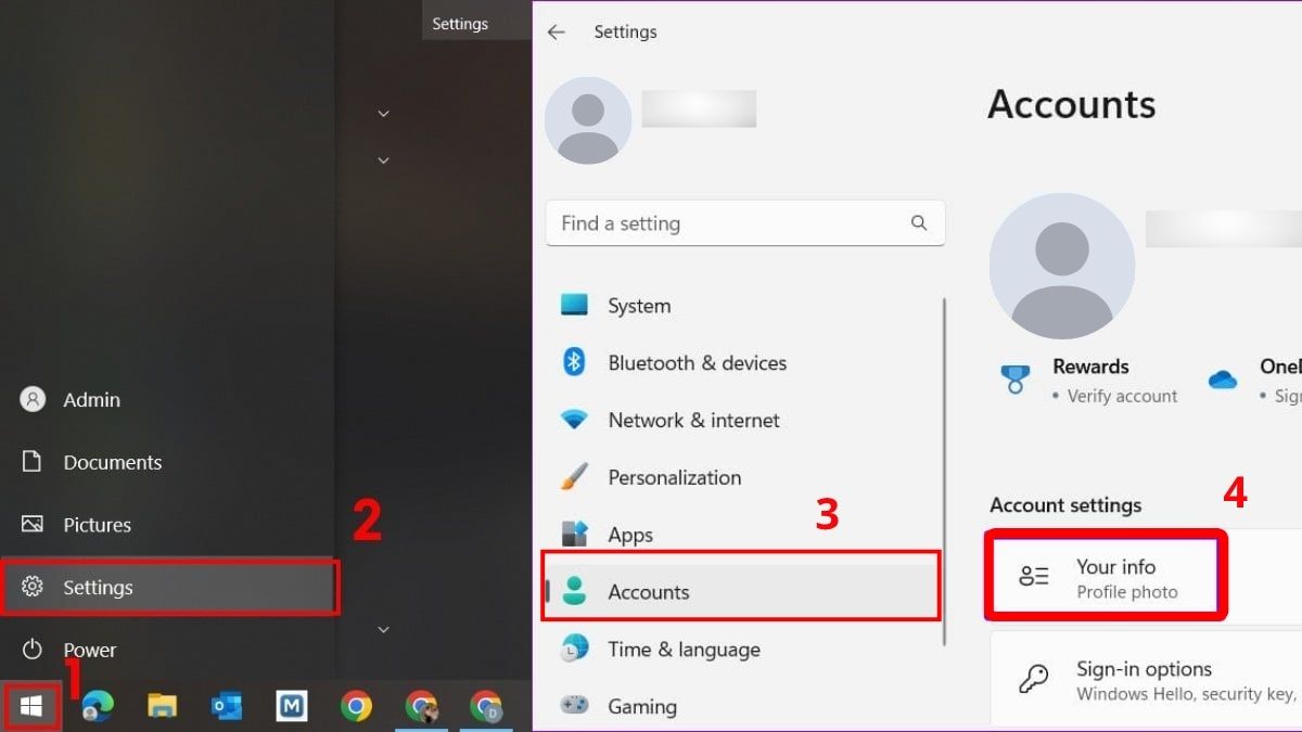 Cách đặt mật khẩu máy tính bằng tài khoản Microsoft