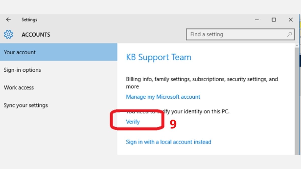 Cách đặt mật khẩu máy tính bằng tài khoản Microsoft