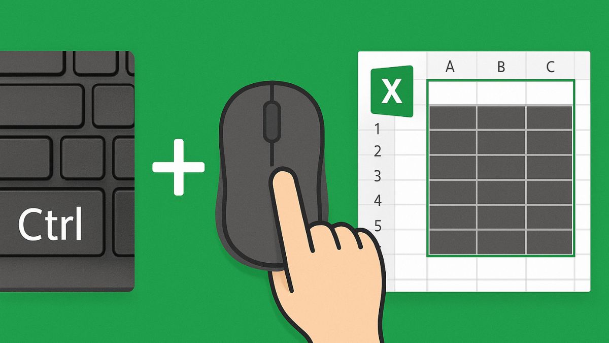 Sử dụng phím tắt kết hợp chuột