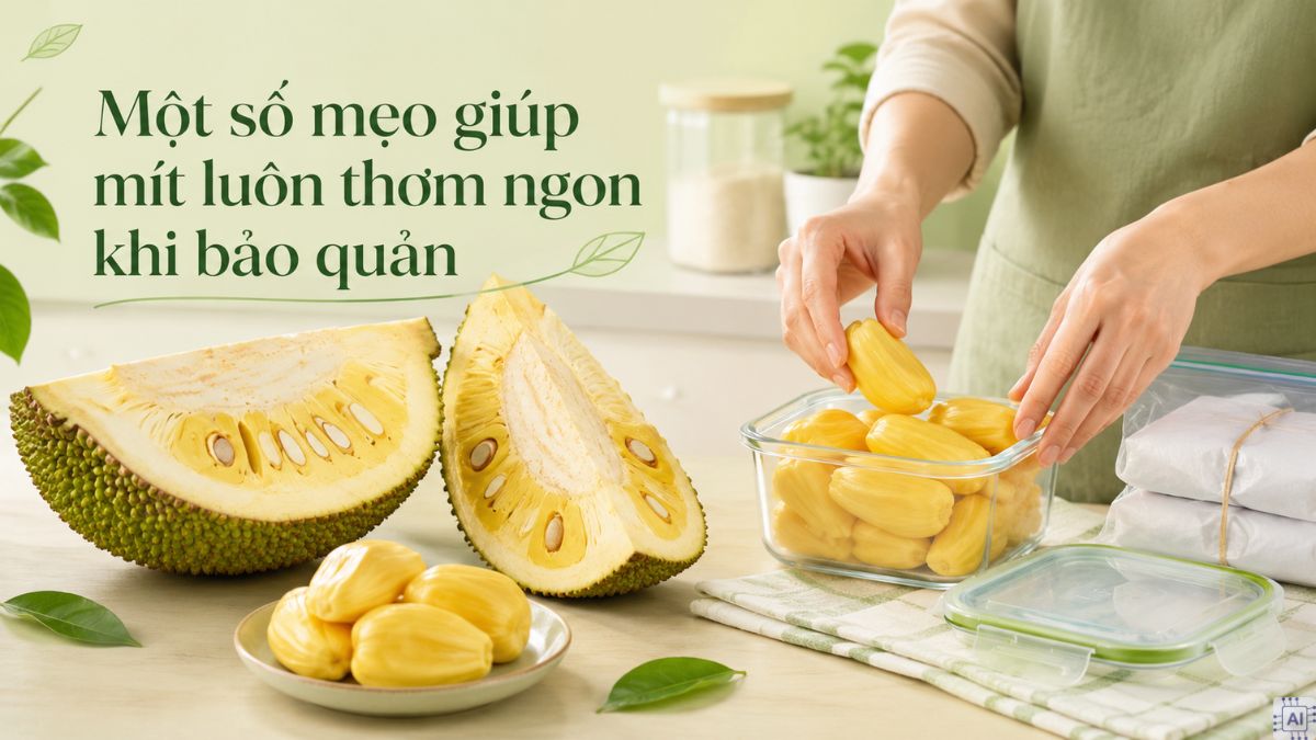 Một số mẹo giúp mít luôn thơm ngon khi bảo quản