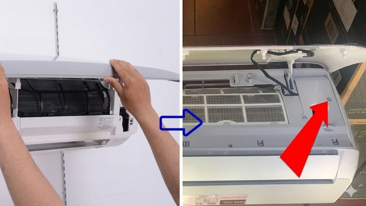 Hướng dẫn bật điều hoà bằng nút nguồn