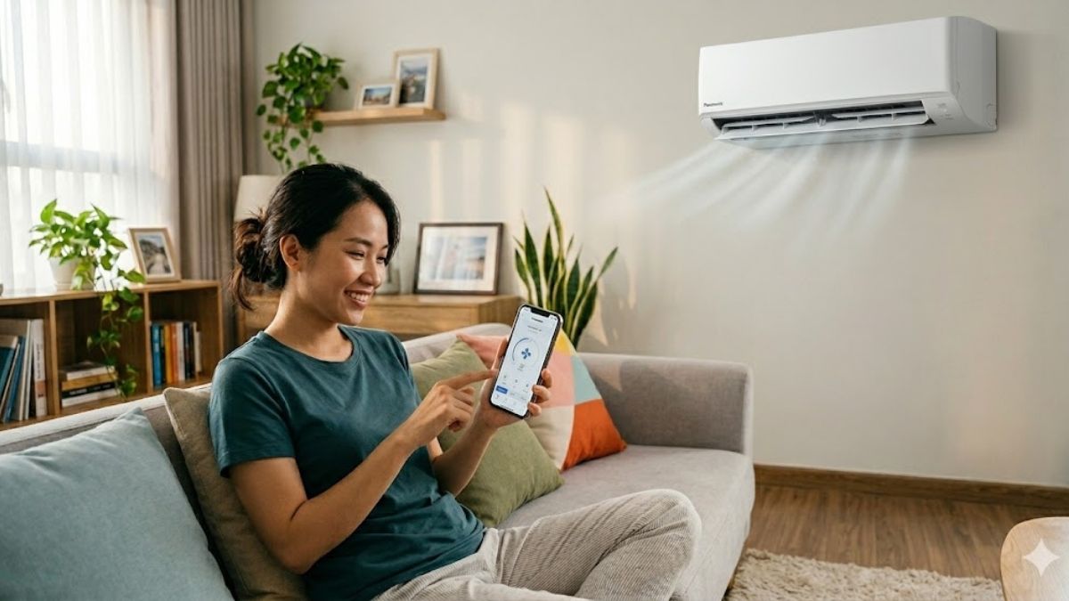 Các dòng điều hòa Panasonic có hỗ trợ điều khiển bằng điện thoại
