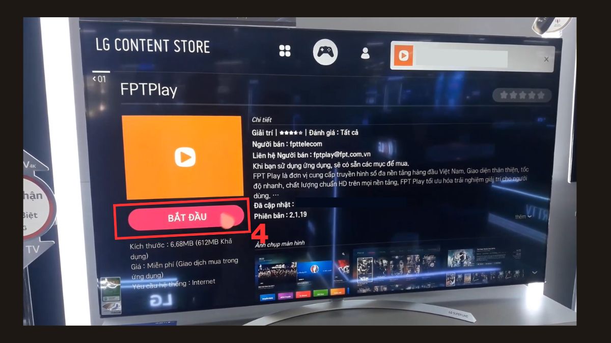 Cách cài đặt FPT Play trên Internet TV
