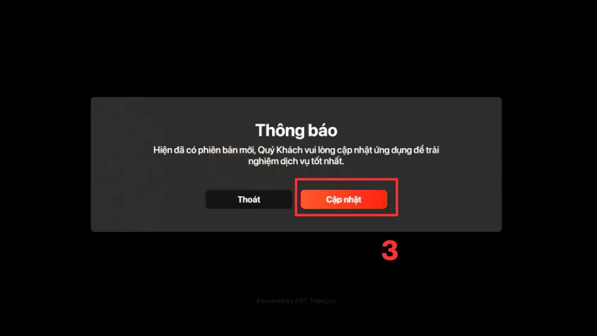 Hướng dẫn cập nhật FPT Play phiên bản mới nhất trên tivi