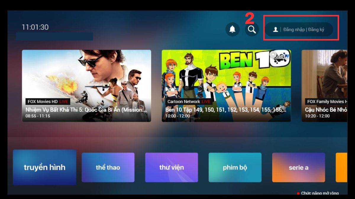 Cách đăng nhập và sử dụng FPT Play trên TV