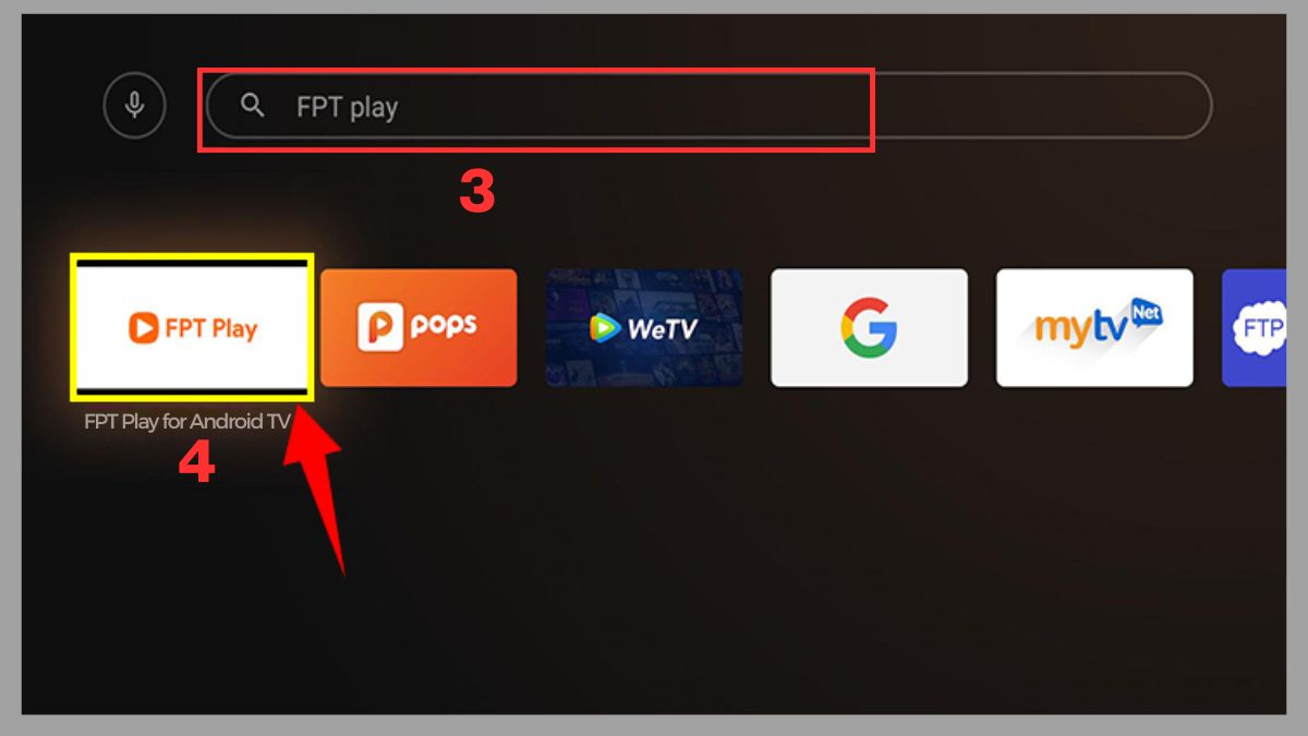 Cách cài đặt FPT Play trên Android TV