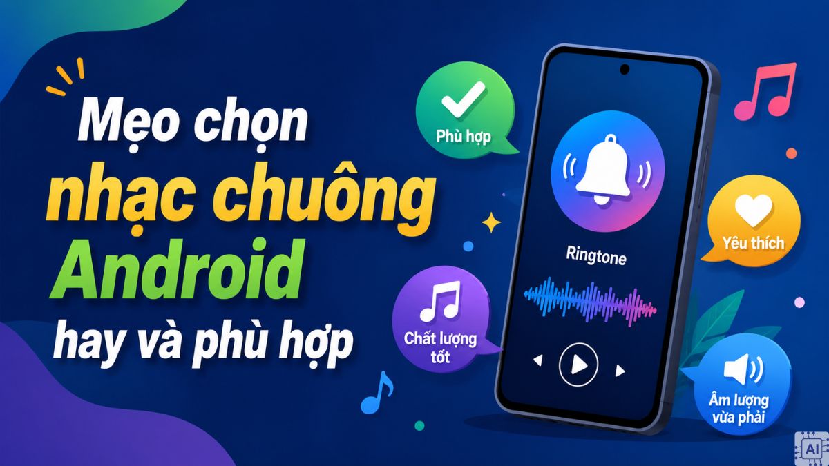 Mẹo chọn nhạc chuông Android hay và phù hợp