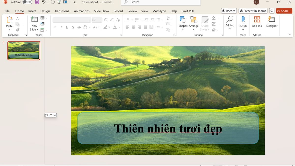 Nền trong suốt hoặc mờ giúp nội dung vừa nổi bật, vừa dễ nhìn