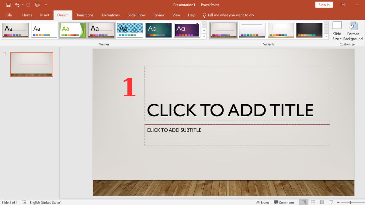 Chèn sticker có sẵn trong PowerPoint