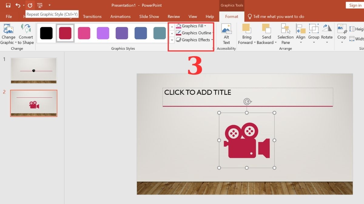 Cách tùy chỉnh sticker trong PowerPoint