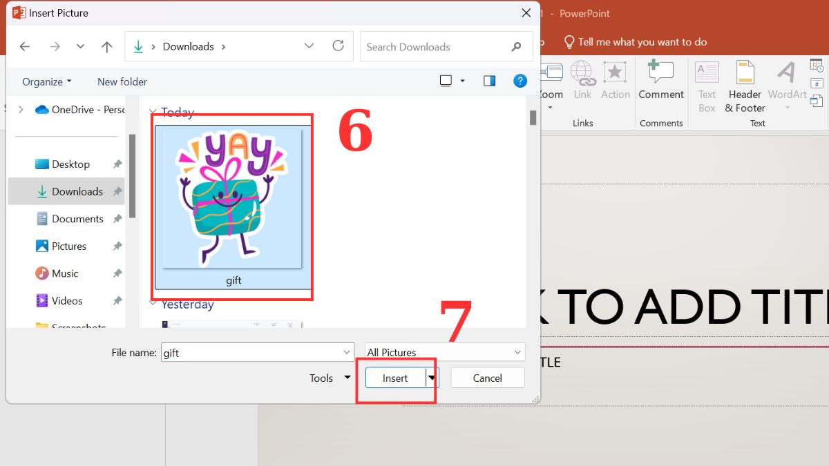 Tải sticker từ bên ngoài và chèn vào PowerPoint