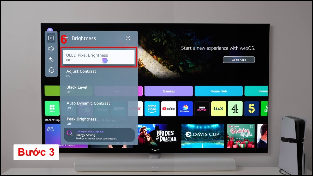 Chỉnh độ sáng Tivi LG trong cài đặt nâng cao