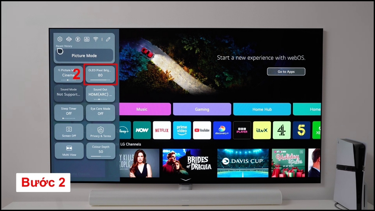 Chỉnh độ sáng Tivi LG trên WebOS