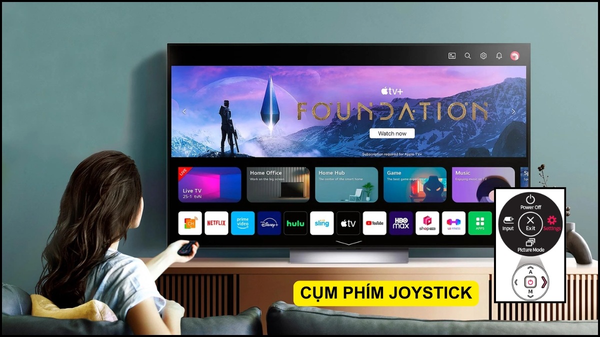 Sử dụng phím cứng trên Tivi