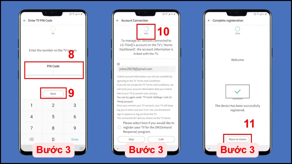 Sử dụng ứng dụng LG ThinQ trên điện thoại