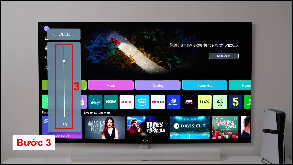 Chỉnh độ sáng Tivi LG trên WebOS
