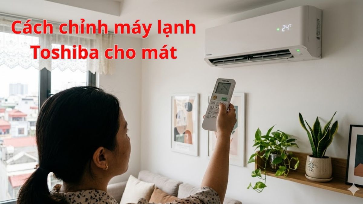 Chuyên gia hướng dẫn cách chỉnh máy lạnh Toshiba cho mát sâu
