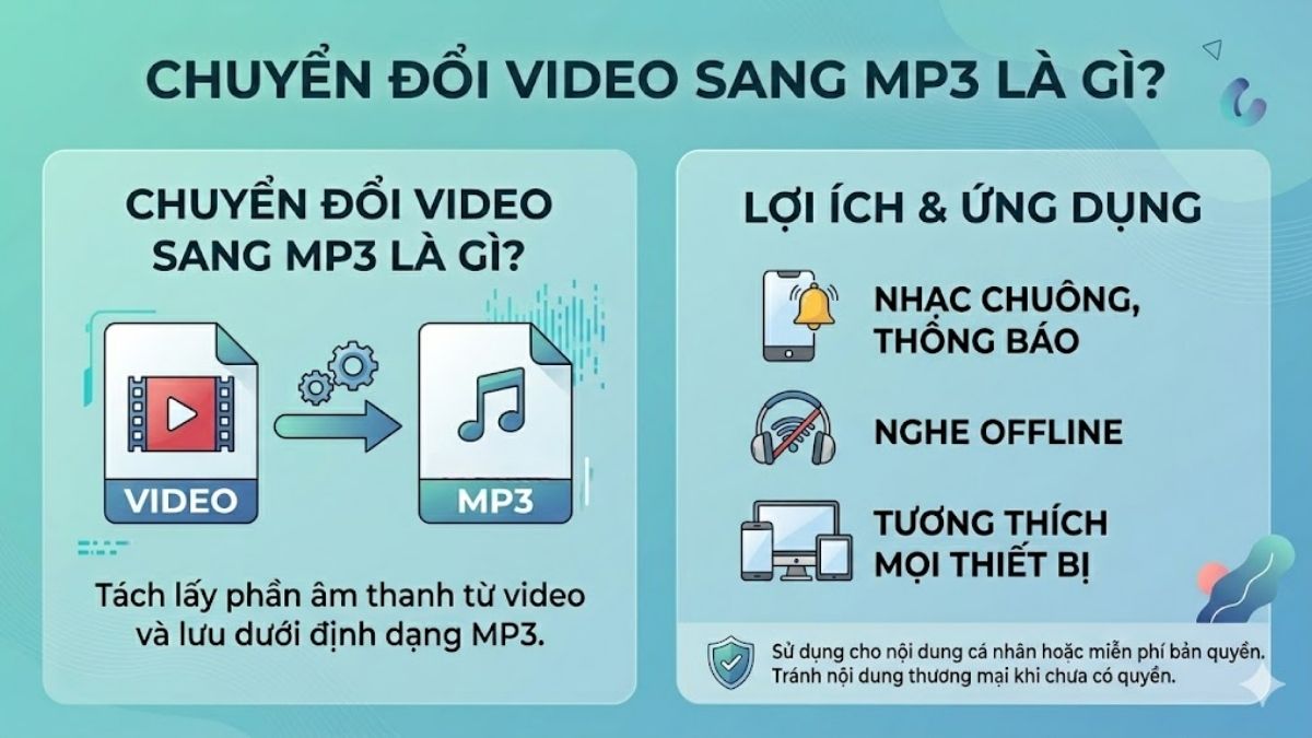 Giới thiệu về chuyển đổi video sang MP3