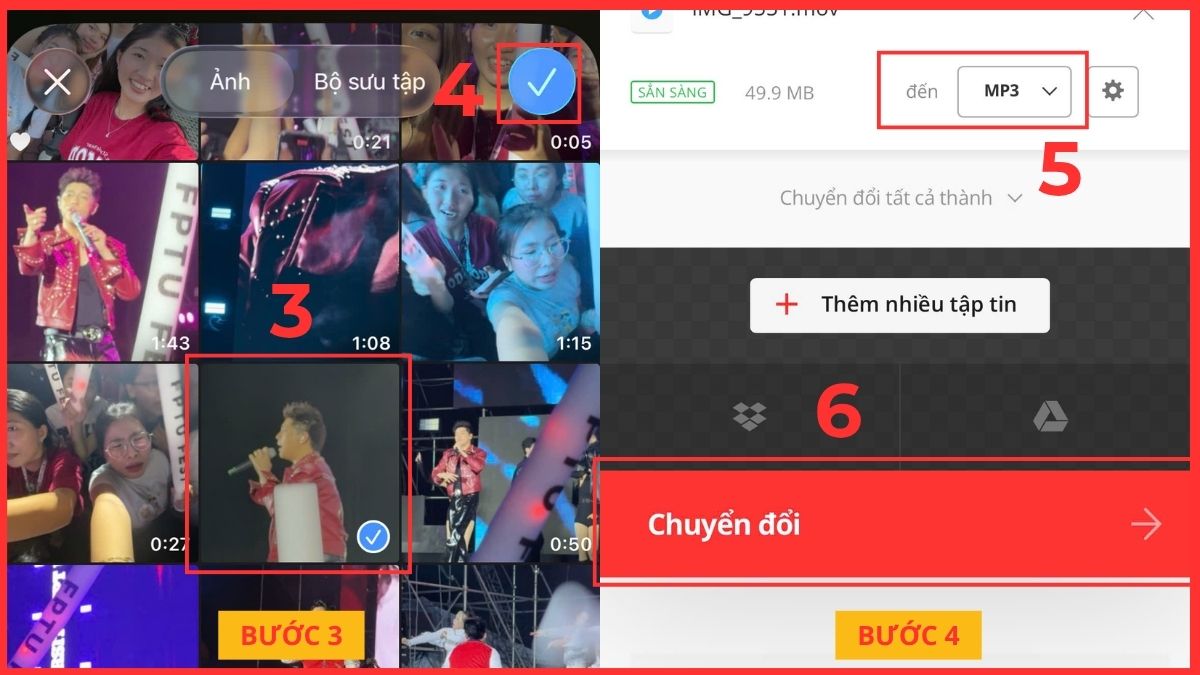 Cách sử dụng Convertio để biến video thành MP3