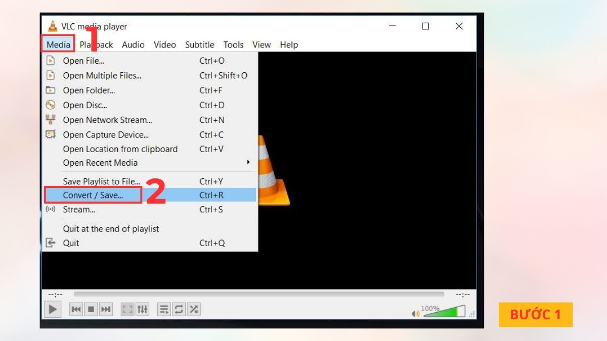 Chuyển đổi video sang mp3 bằng phần mềm VLC
