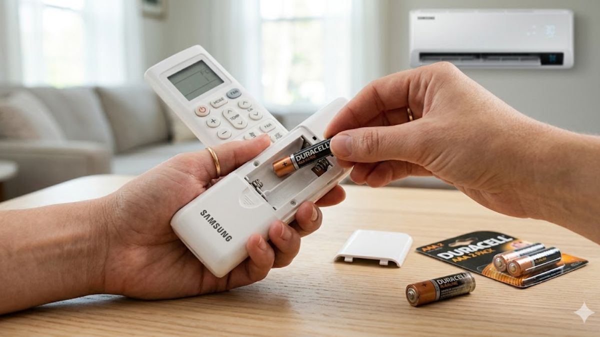 Remote bị lỗi hoặc hết pin cũng không điều chỉnh nhiệt độ F sang độ C
