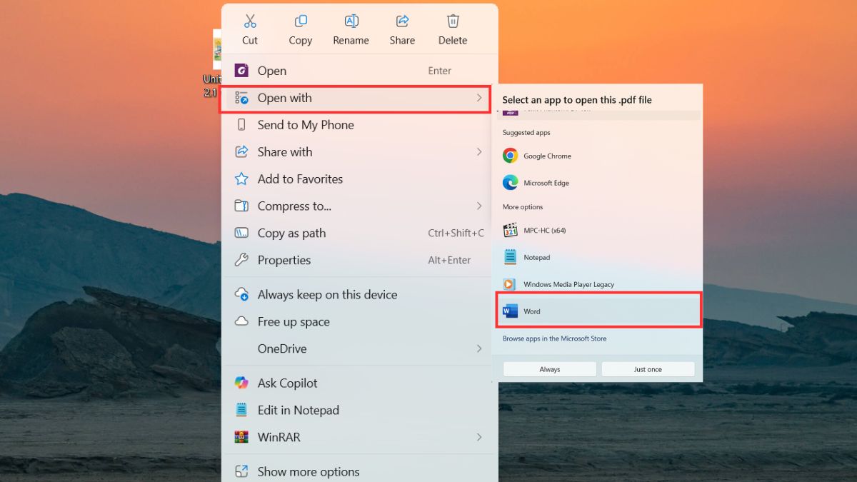 Chuyển PowerPoint sang Word bằng Save As/Export PDF