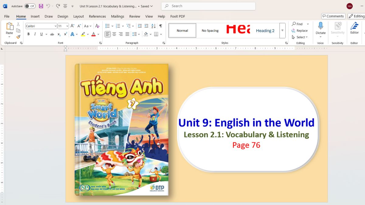 Chuyển PowerPoint sang Word bằng Save As/Export PDF