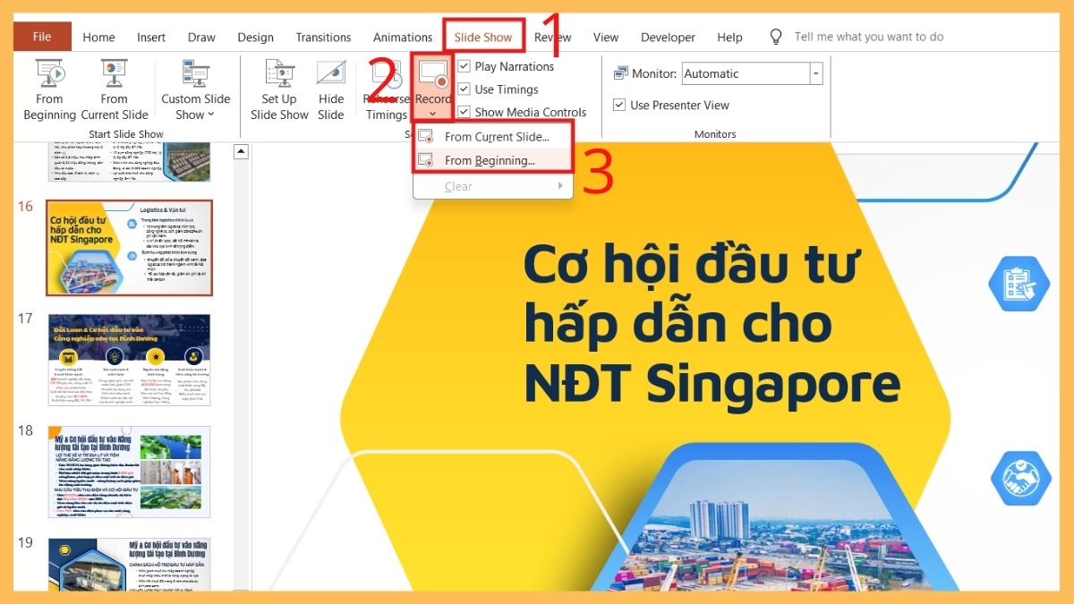 Cách chuyển PowerPoint thành video có thuyết minh