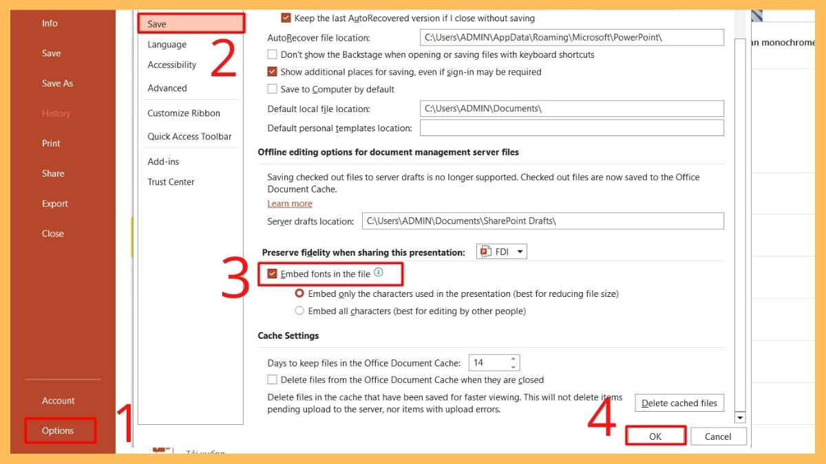 Video xuất ra bị lỗi font chữ