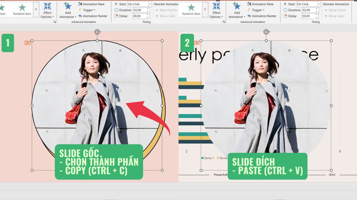 Copy và Paste Slide trong cùng một file