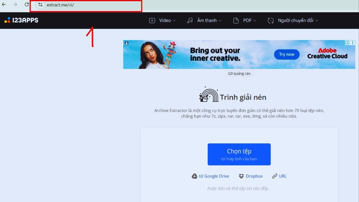 Giải nén file RAR trên MacBook bằng Extract.me