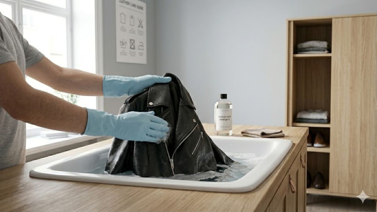 Khi nào nên giặt áo da bằng tay thay vì máy giặt?