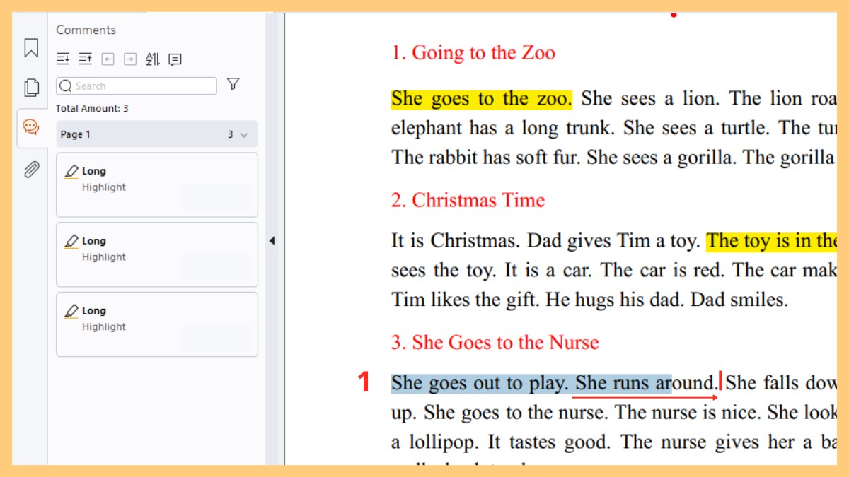 Dùng chuột phải để highlight nhanh trong PDF Foxit Reader