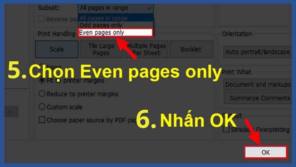 Cách chỉnh in 2 mặt trong PDF