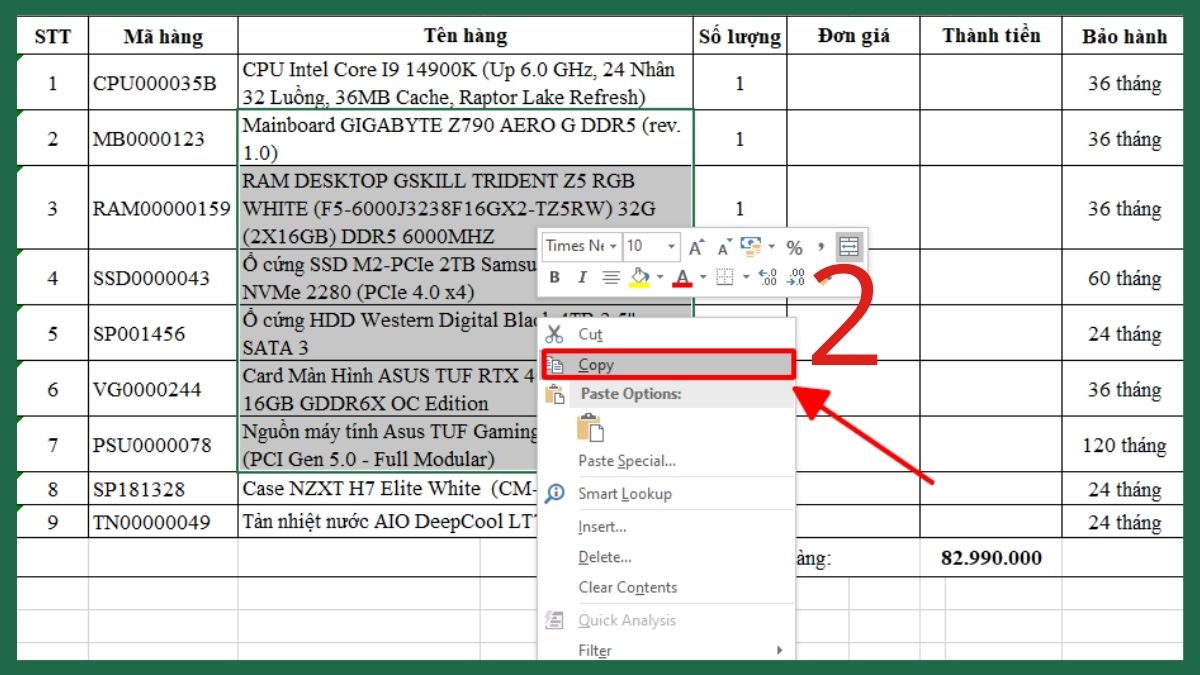 Cách chỉnh máy in 2 mặt trong Excel đối với máy in không hỗ trợ in 2 mặt