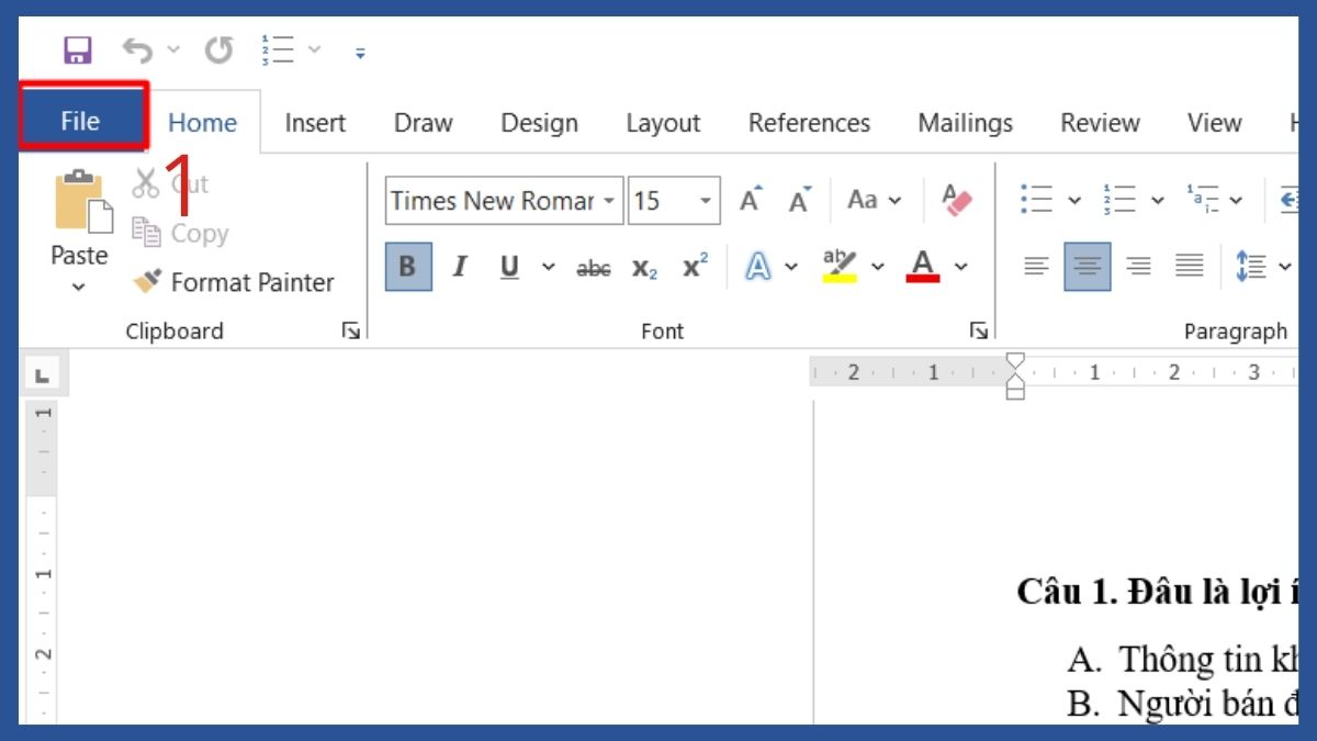 Cách chỉnh máy in 2 mặt trong Word đối với máy in hỗ trợ in 2 mặt
