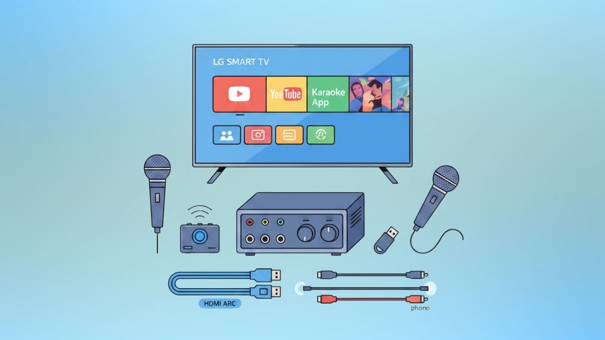 Thiết bị cần chuẩn bị để kết nối tivi LG với amply